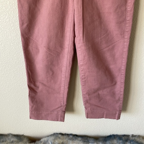 Madewell Tapered Yoke High Rise Jeans Rosewood Pink 26 AJ483 Pant Straight Leg - Picture 5 of 15